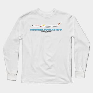 McDonnell Douglas MD-81 - Vanguard Airlines Long Sleeve T-Shirt